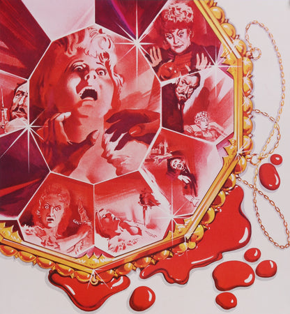 An original movie poster for the Hammer horror film  Hands of the Ripper