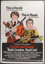Load image into Gallery viewer, An original movie poster for the film Harold and Maude