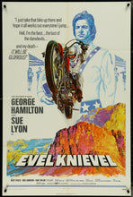 Load image into Gallery viewer, An original movie poster for the film Evel Knievel