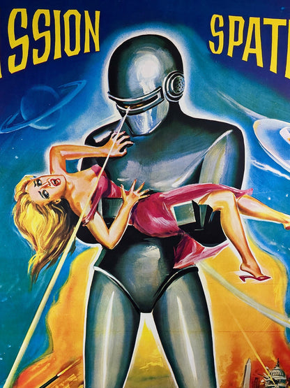 An original French Grande movie poster for the film The Day The Earth Stood Still