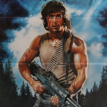 Load image into Gallery viewer, An original movie poster with artwork by Drew Struzan for the Sylvester Stallone film First Blood