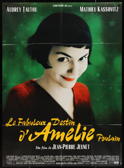 An original French movie poster for the film Amelie