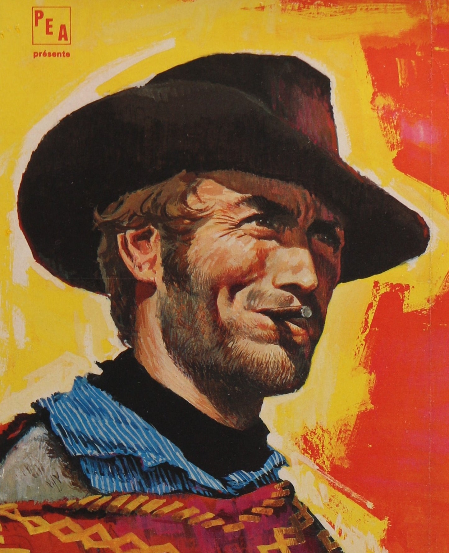 An original French movie poster for the Spaghetti Western For A Few Dollars More
