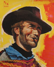Load image into Gallery viewer, An original French movie poster for the Spaghetti Western For A Few Dollars More