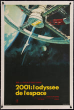 Load image into Gallery viewer, An original French Petite movie poster for the Stanley Kubrick film 2001: A Space Odyssey