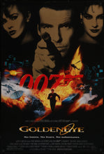 Load image into Gallery viewer, An original movie poster for the James Bond film GoldenEye / Golden Eye