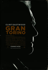 An original movie poster for the Clint Eastwood film Gran Torino