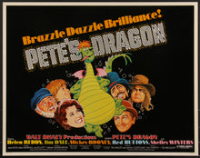 Load image into Gallery viewer, An original half sheet movie poster for the Disney film Pete&#39;s Dragon