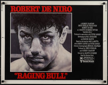 Load image into Gallery viewer, An original half sheet movie poster for the film Raging Bull