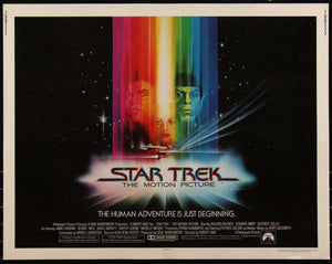 An original movie poster for the film Star Trek The Motion Picture