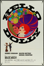 Load image into Gallery viewer, An original movie poster for the film Hello Dolly with artwork by Richard Amsel
