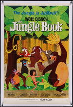 Load image into Gallery viewer, An original movie poster for the original release of the animated Disney film The Jungle Book