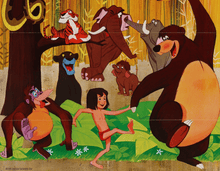 Load image into Gallery viewer, An original movie poster for the original release of the animated Disney film The Jungle Book