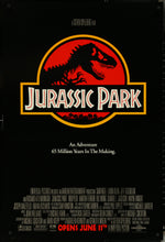 Load image into Gallery viewer, An original double-sided movie poster for the film Jurassic Park
