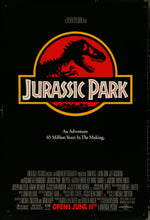 Load image into Gallery viewer, An original double-sided movie poster for the film Jurassic Park