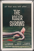 Load image into Gallery viewer, An original movie poster for the 1950s horror The Killer Shrews