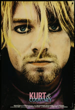 Load image into Gallery viewer, An original movie poster for the Nick Broomfield film Kurt and Courtnet