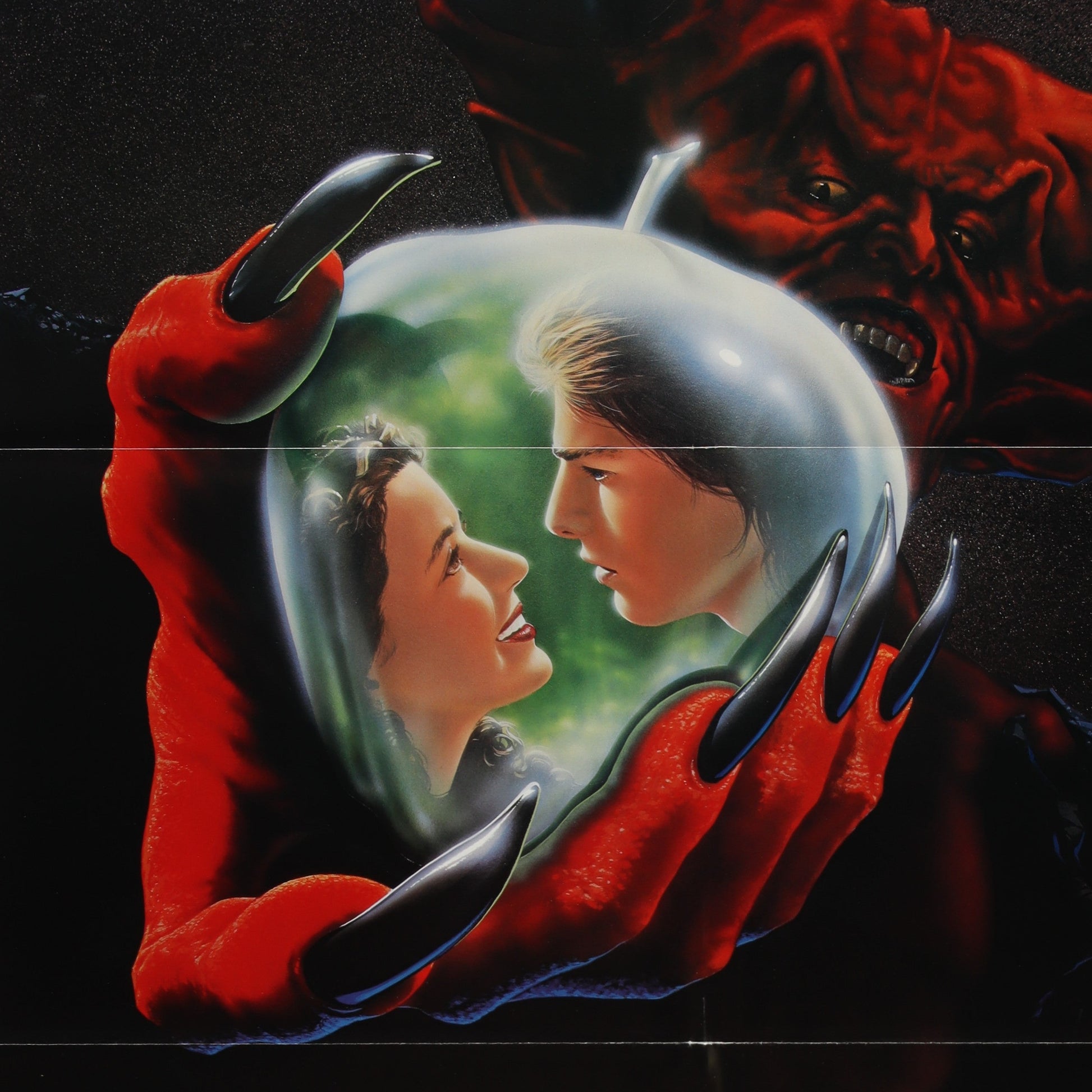An original movie poster for the Ridley Scott film Legend by John Alvin