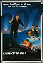 Load image into Gallery viewer, An original movie poster for the James Bond film License / Licence to Kill