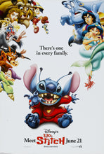 Load image into Gallery viewer, An original movie poster for the Disney animated film Lilo and Stitch