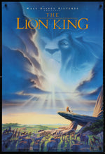 Load image into Gallery viewer, An original movie poster with art by John Alvin for the Disney animated film The Lion King