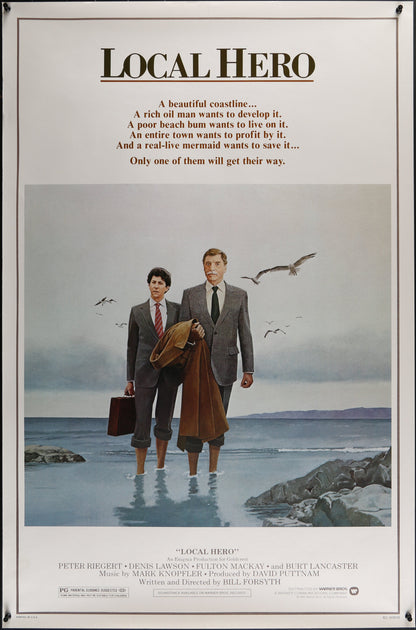 An original movie poster for the film Local Hero
