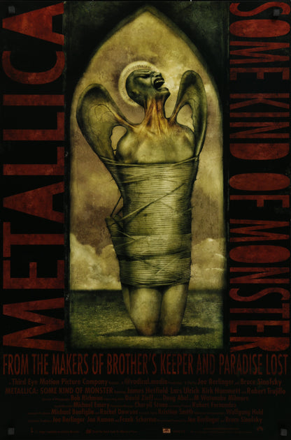 An original movie poster for the film Metallica : Some Kind of Monster - 2004