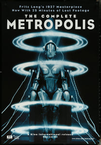 An original movie poster for the film Metropolis