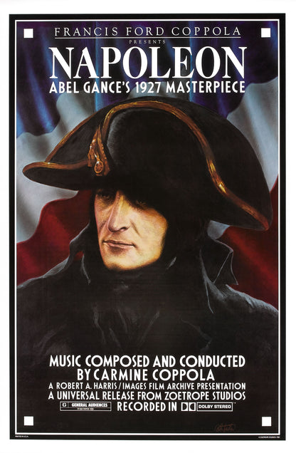 An original movie poster for the 1981 release of the 1927 classic Napoleon