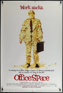 An original movie poster for the film Office Space