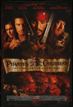 Load image into Gallery viewer, An original movie poster for the film Pirates of the Caribbean The Curse of the Black Pearl