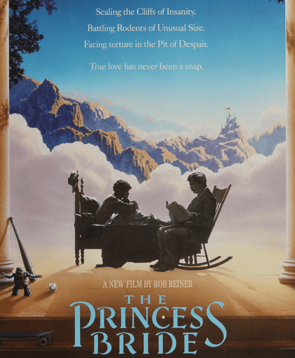An original movie poster for the film The Princess Bride