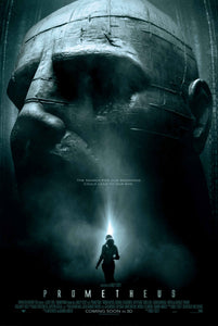 An original movie poster for the Ridley Scott film Alien film Prometheus