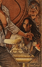 Load image into Gallery viewer, An original movie poster for the film Raiders of the Lost Ark with art by Richard Amsel