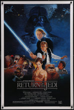 Load image into Gallery viewer, An original movie poster for the Star Wars film Return of the Jedi
