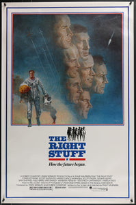 An original movie poster for film NASA astronaut movie The Right Stuff