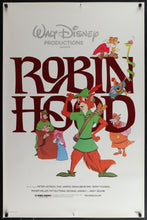 Load image into Gallery viewer, An original movie poster for the Walt Disney film Robin Hood