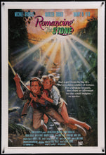 Load image into Gallery viewer, An original movie poster for the film Romancing The Stone