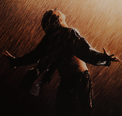 An original movie poster for the film The Shawshank Redemption
