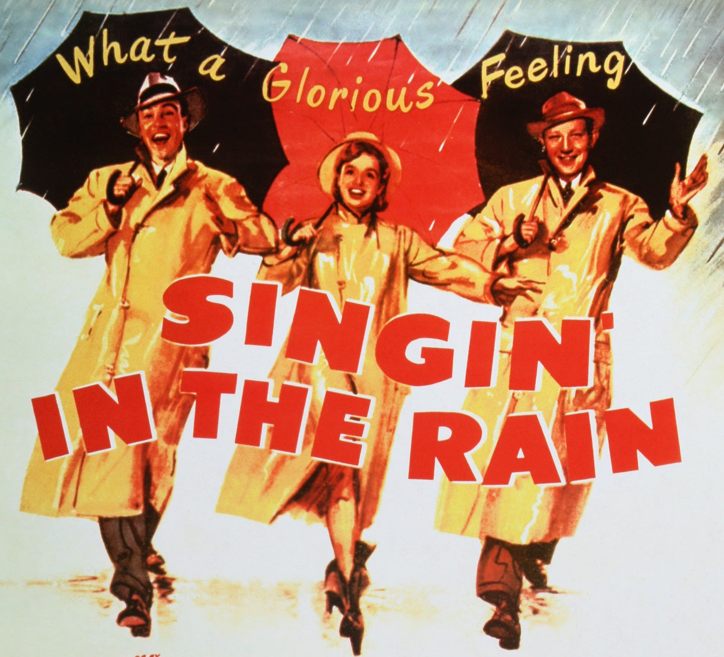An original movie poster for the film Singing / Singin In The Rain