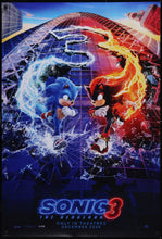 Load image into Gallery viewer, An original movie poster for the SEGA film Sonic the Hedgehog 3