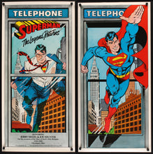 Load image into Gallery viewer, Two commemorative posters celebrating the 50th birthday of Superman