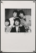 Load image into Gallery viewer, An art print byJohn Rowlands of The Beatles from Toronto 1965. Signed and numbered.