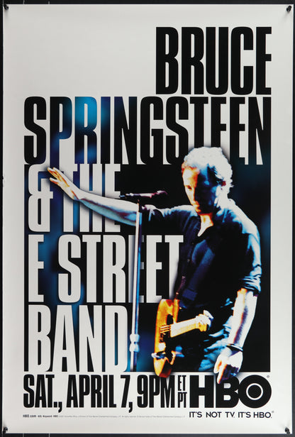 An original movie poster for the film Bruce Springsteen and the E Street Band - 2001