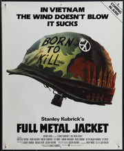 Load image into Gallery viewer, An original movie poster for the Stanley Kubrick film Full Metal Jacket