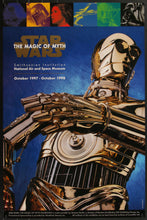 Load image into Gallery viewer, An original exhibition poster from 1997 for the Star Wars The Magic of Myth show