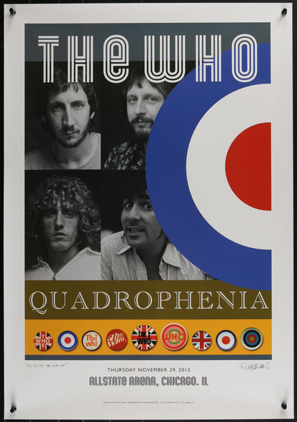 A superb art print for The Who - Quadrophenia and More - 2012 North American Tour