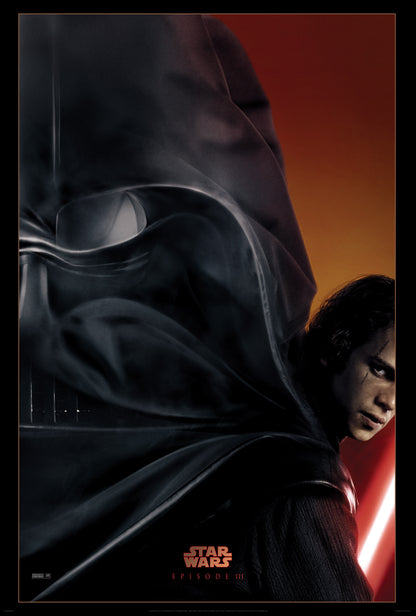An original movie poster for the film Star Wars: Episode III - Revenge of the Sith