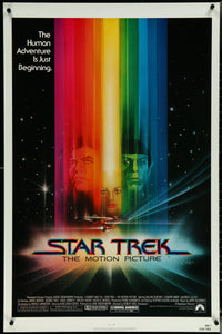 An original movie poster for the film Star Trek The Motion Picture