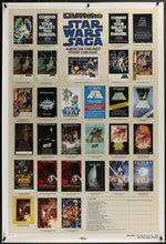Load image into Gallery viewer, An original Kilian One Sheet Star Wars Poster Checklist Poster
